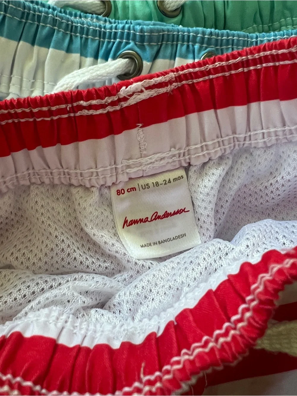 Hannah Andersson Swim Shorts - lot of 3 (18-24 months)